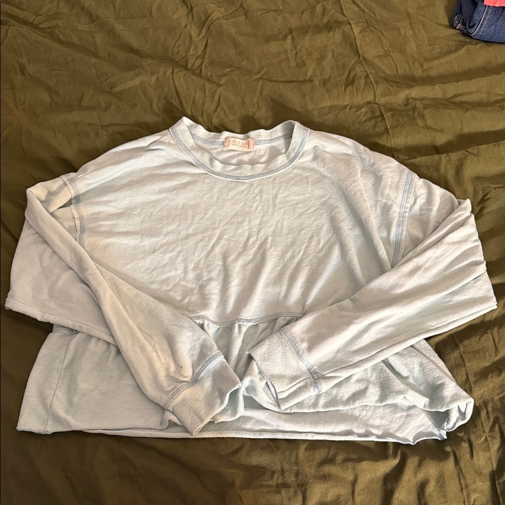 Altar'd State Light Blue Long Sleeve Tee